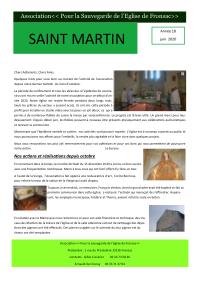 Bulletin Saint-Martin - Année 18 - Juin 2020
